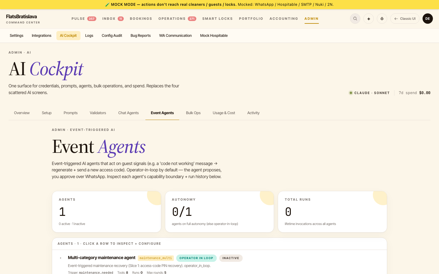 Your AI starts answering guests