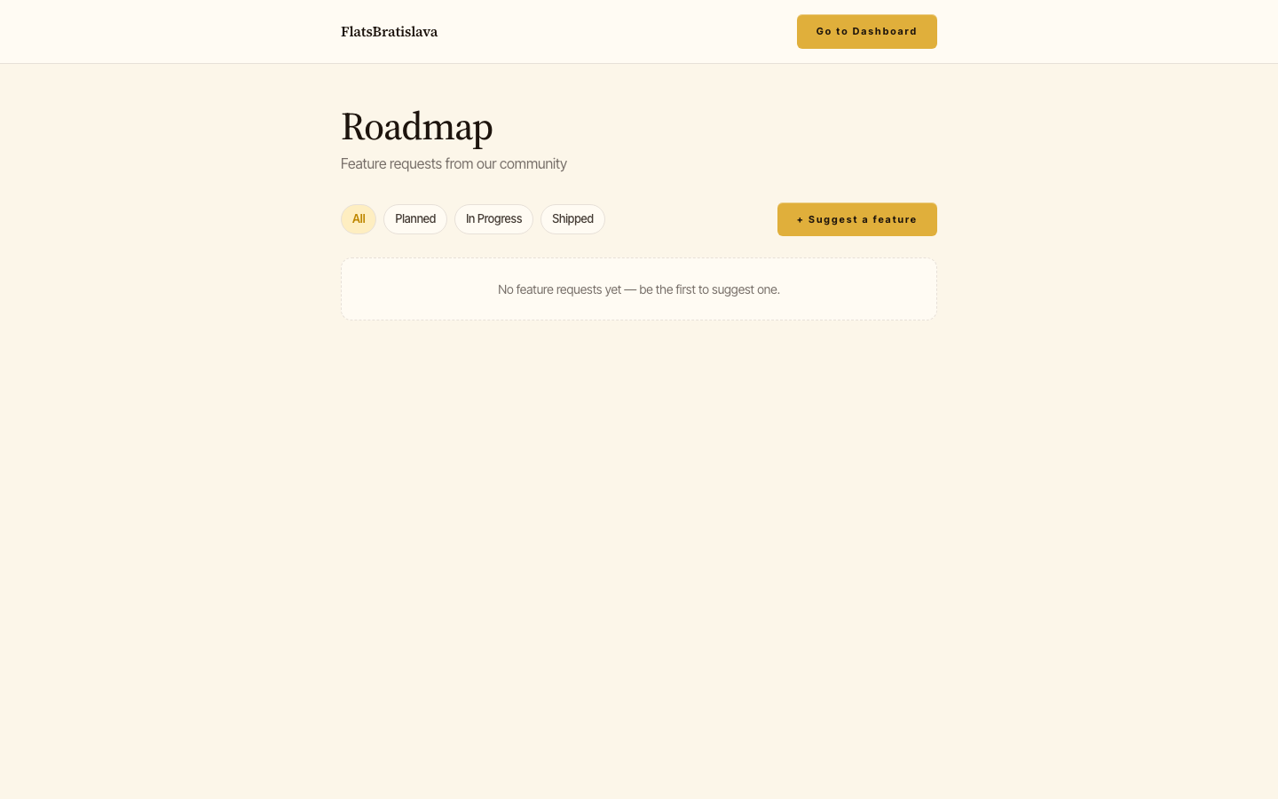 Public status/roadmap surfaces